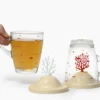 QUALY 珊瑚玻璃杯300ml-白