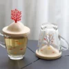 QUALY 珊瑚玻璃杯300ml-白